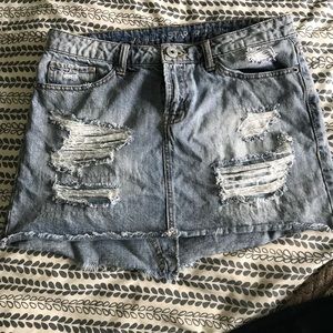Tillys denim skirt